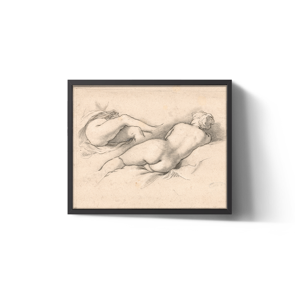 STUDIES OF A RECLINING FEMALE NUDE I